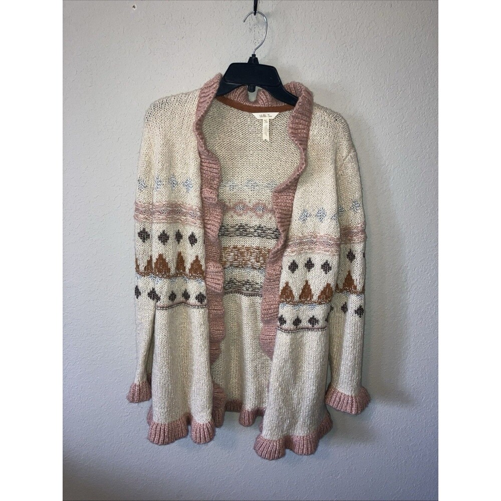 Matilda Jane Just Imagine Jacie Wool Blend Cardigan Sweater Women’s Size Medium